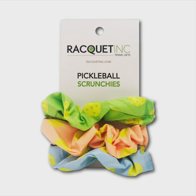 Pickleball Scrunchies Blue/Orange/Green