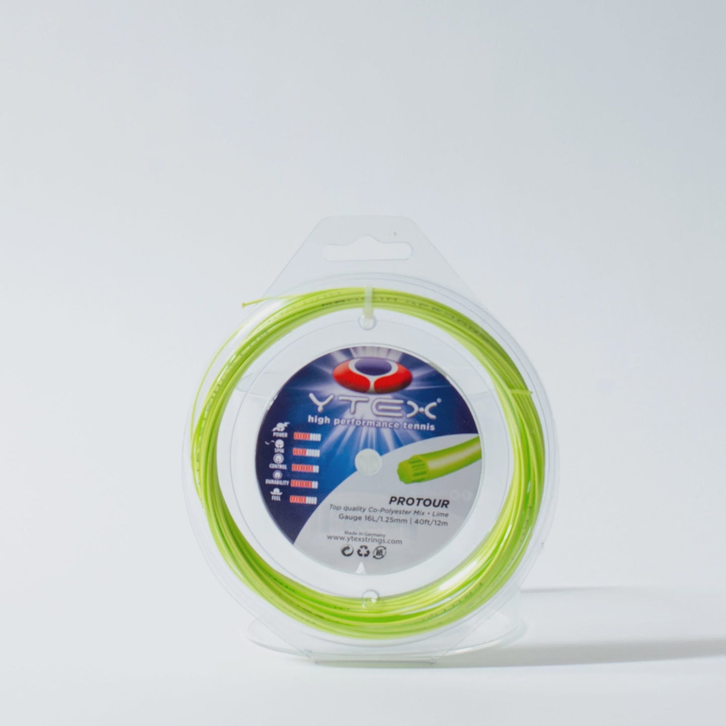 Protour 16L/1.25 String Lime
