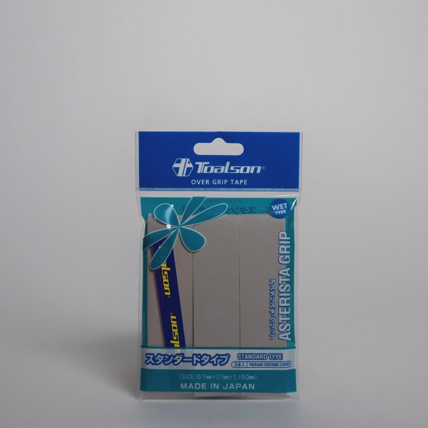 Asterista Overgrip 3 Pack Gray
