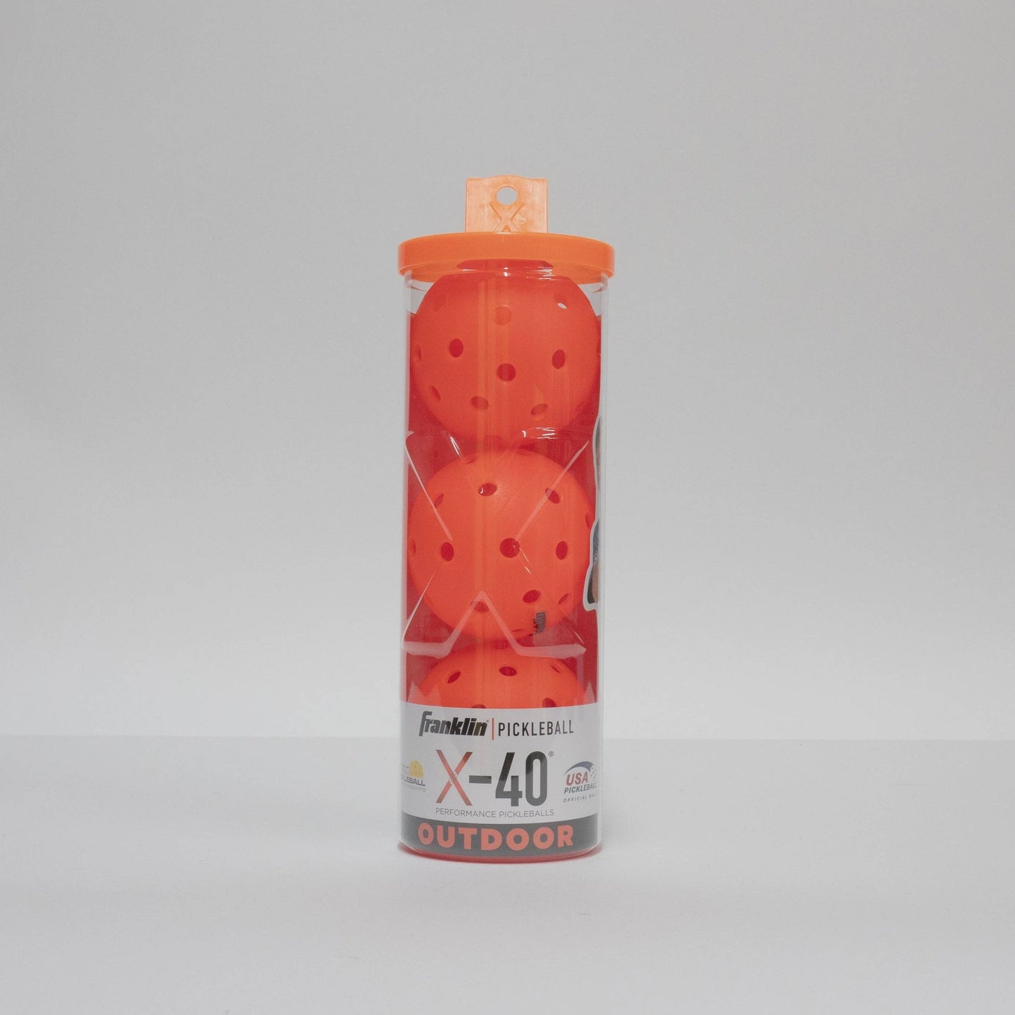 X-40 Pickleballs Orange 3 pack