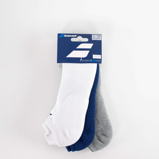 Invisible 3 pack White/Blue/Grey 9.5/11.5