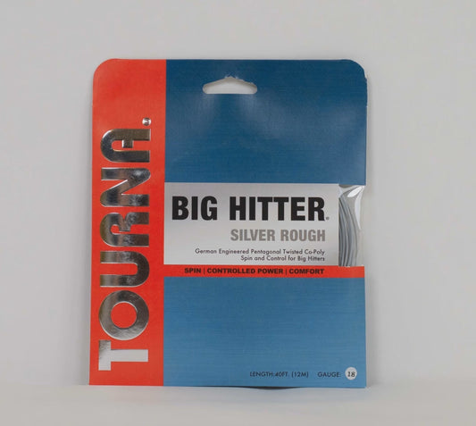 Big Hitter Silver Rough 18G String Silver