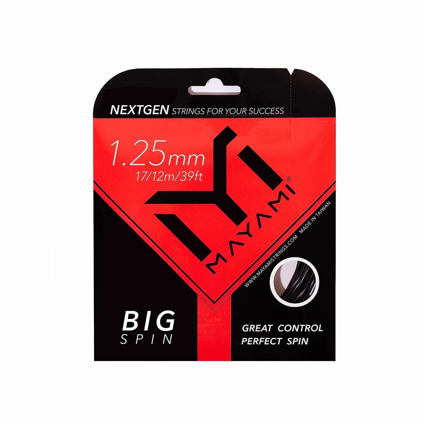 Big Spin 17L/1.25 String Black