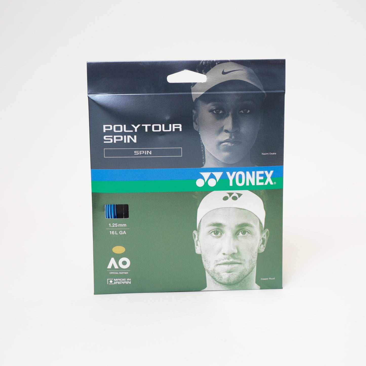 PolyTour Spin 16L/1.25 String Cobalt Blue
