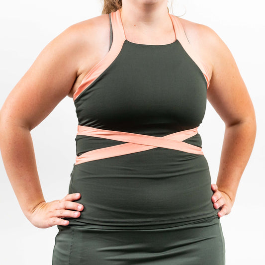 Criss Cross Tank Ashphalt