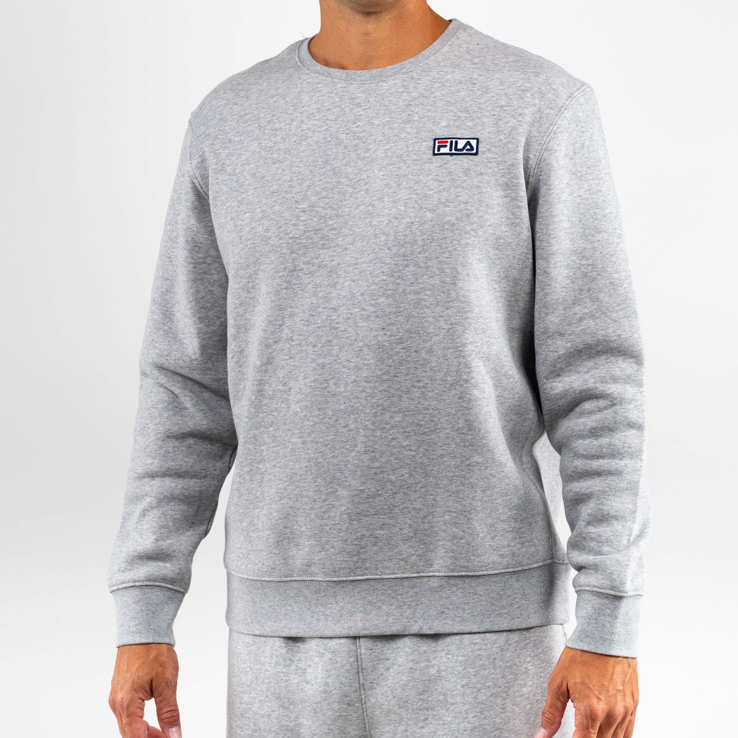 Garron Long Sleeve Crew Heather Grey