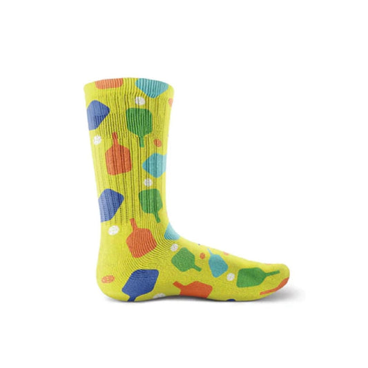 Men's Pickleball Dress Socks - Yellow