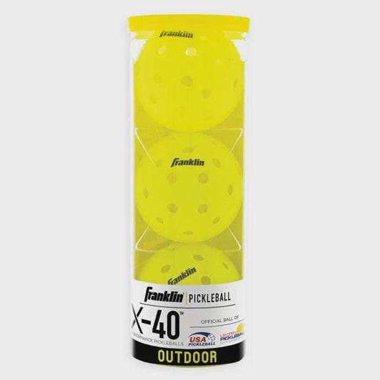 X-40 Pickleballs Optic Yellow 3 pack