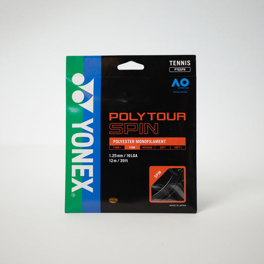 PolyTour Spin 16L/1.25 String Black