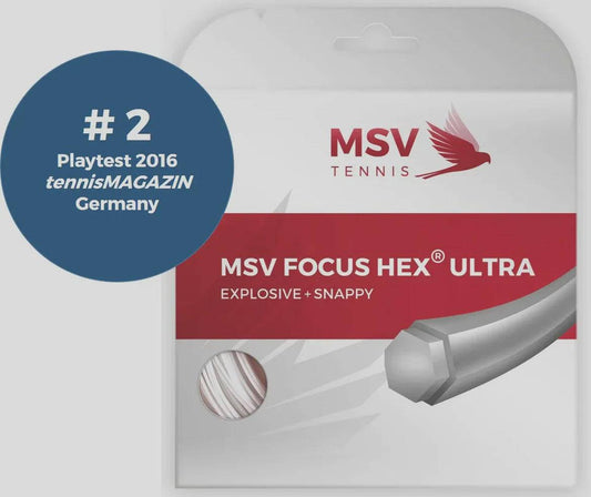Focus-Hex Ultra 16G/1.30 String White