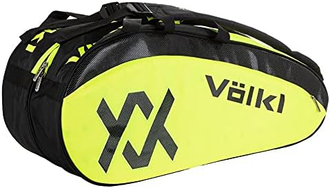 Mega Tennis Bag 12 pack Neon Yellow/Black