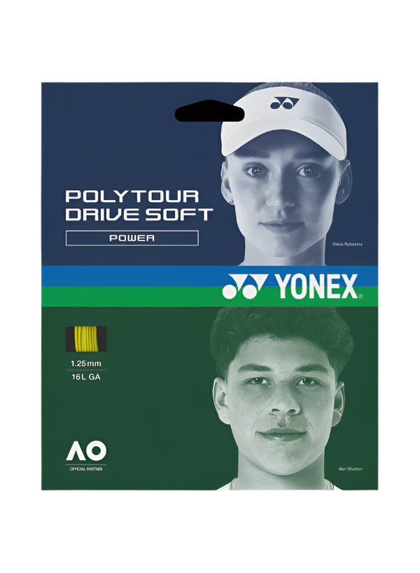 Polytour Drive Soft 16L/1.25 String Flash Yellow
