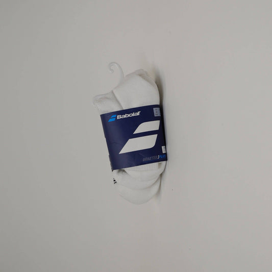 Quarter 3 Pairs Pack White 3.5/5.5