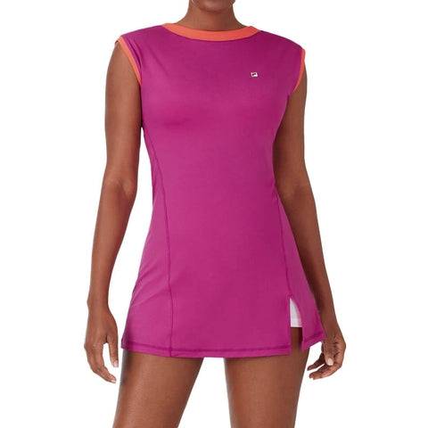 baseline dress hot coral/festival fuchsia