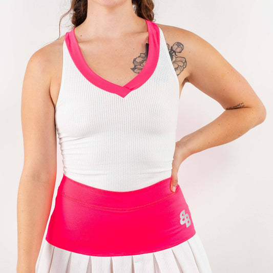 Nerea Tank White/Pink