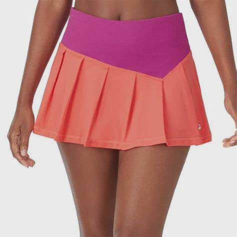 Baseline 13.5" Skort Hot Coral/Festival Fuchsia