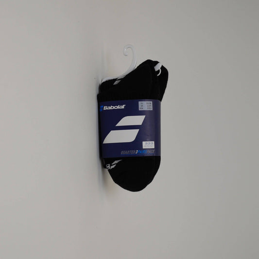 Quarter 3 Pairs Pack Black 3.5/5.5